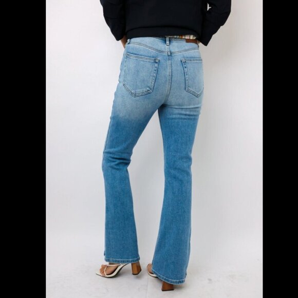 Hidden Los Angeles Flare Jeans Light Wash High Rise 24 - Picture 2 of 12